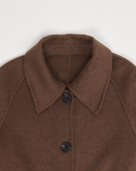 Шерстяное пальто в карамельном оттенке — фото 2