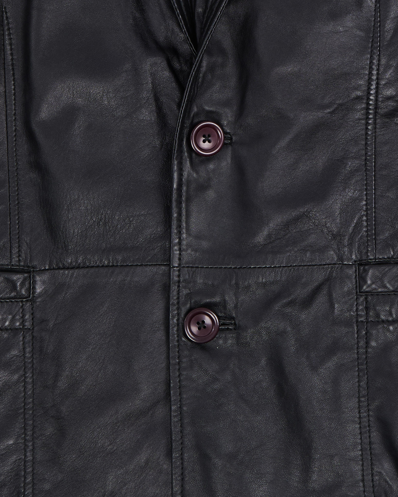 Мужской кожаный пиджак — фото 6