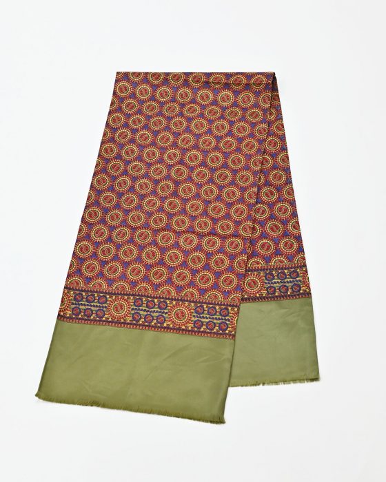 Мужской шарф с восточным узором