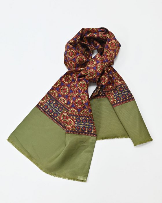 Мужской шарф с восточным узором — фото 3