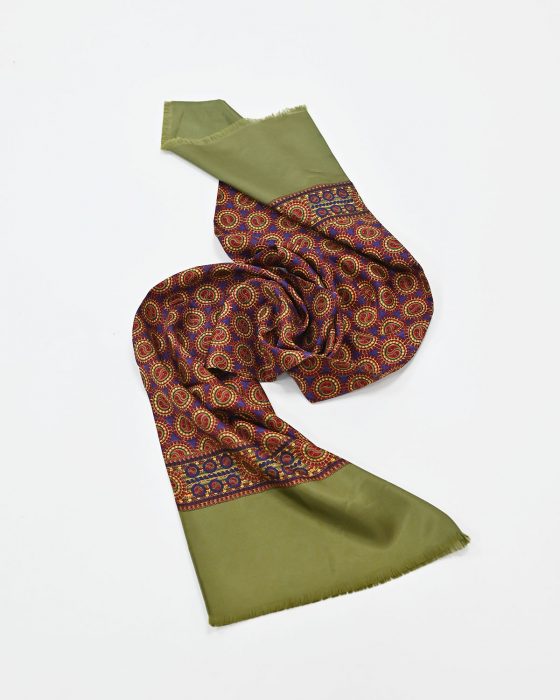 Мужской шарф с восточным узором — фото 4