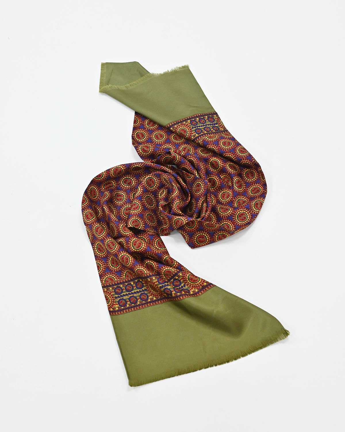 Мужской шарф с восточным узором — фото 4