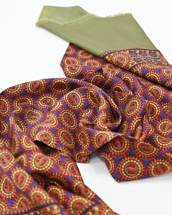 Мужской шарф с восточным узором — фото 5