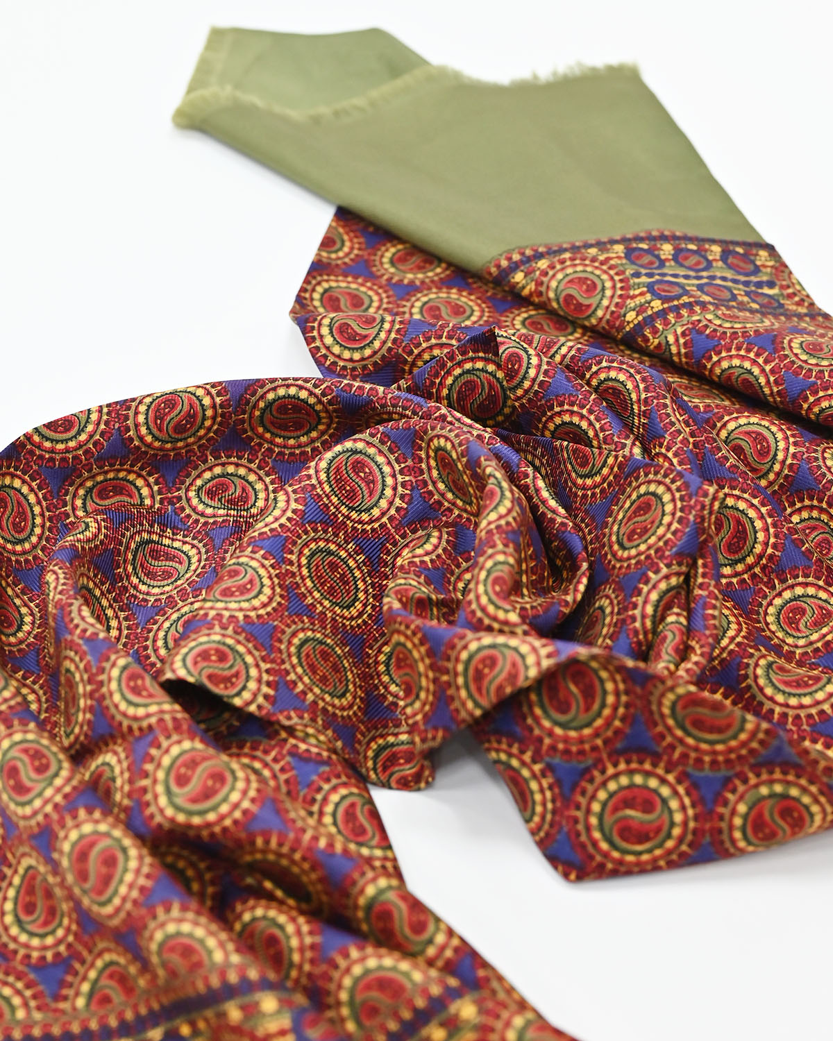 Мужской шарф с восточным узором — фото 5