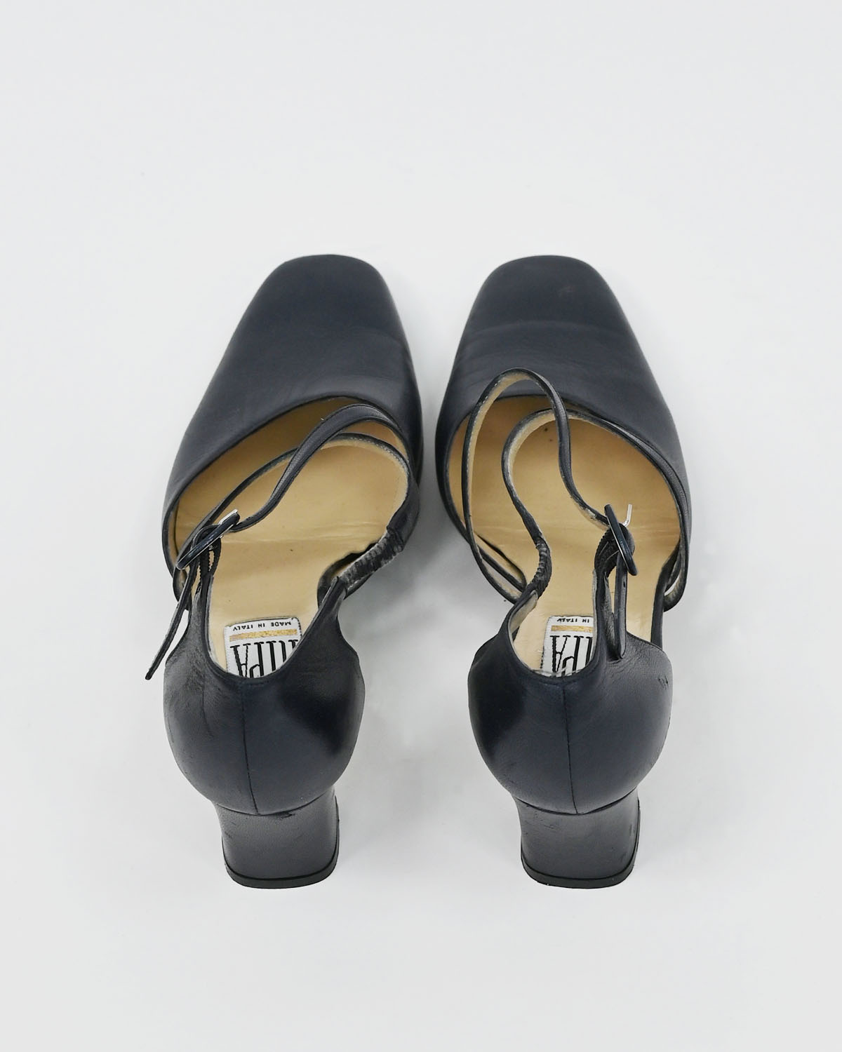 Женские кожаные туфли RIPA на устойчивом каблуке RIPA — фото 4