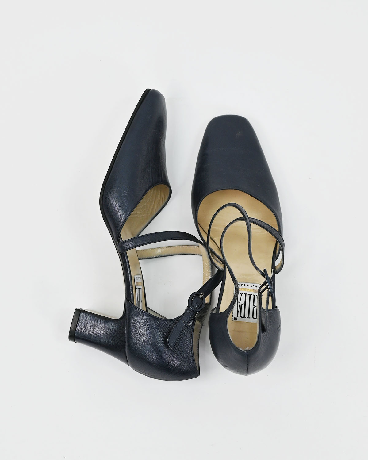 Женские кожаные туфли RIPA на устойчивом каблуке RIPA — фото 6