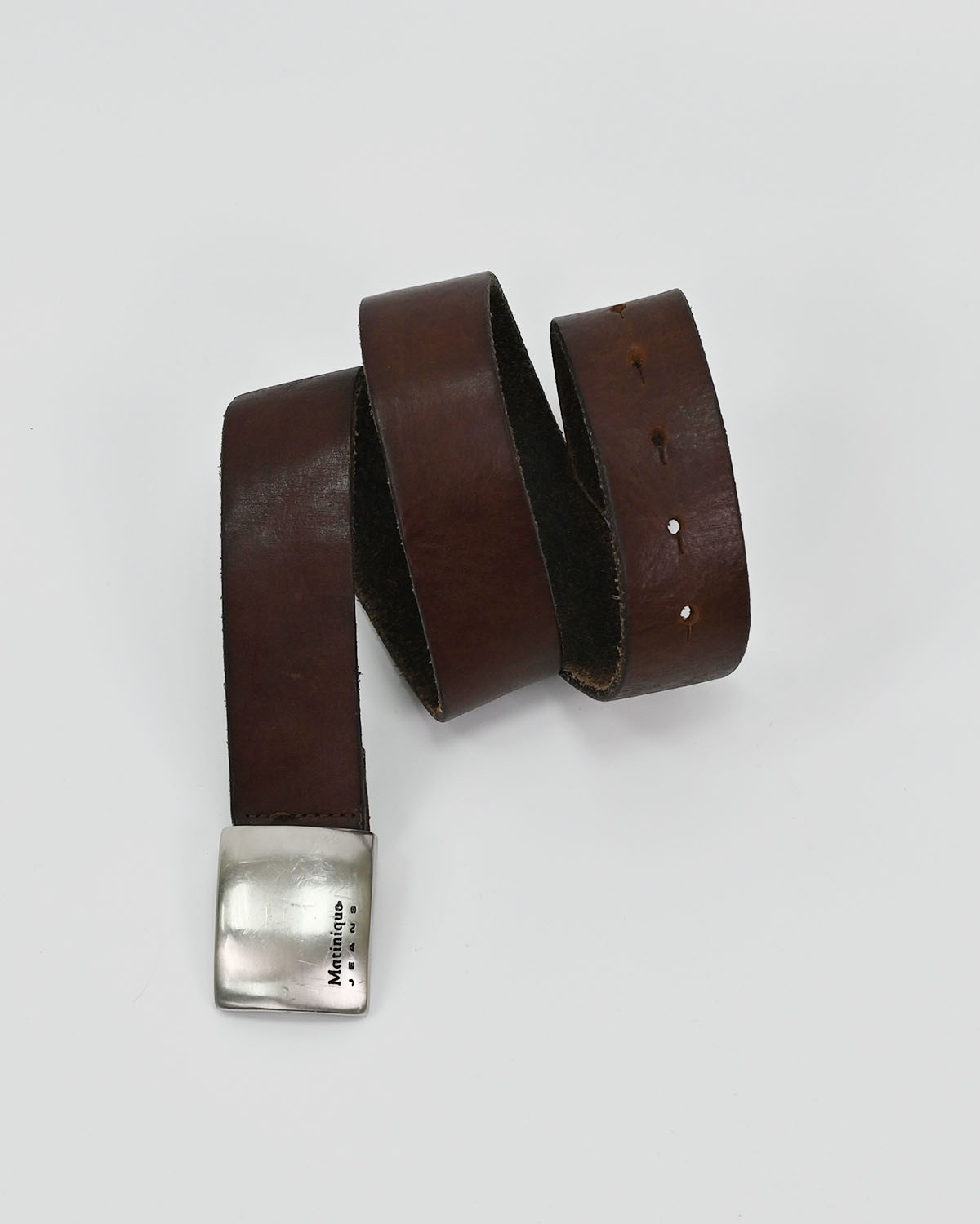Коричневый кожаный ремень Matinique Matinique