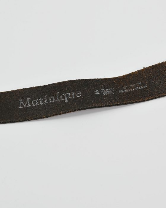 Коричневый кожаный ремень Matinique Matinique — фото 4