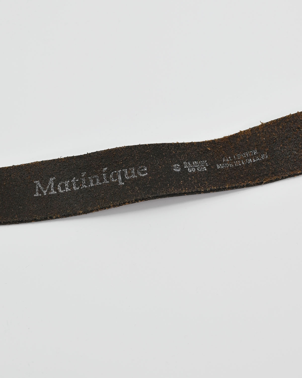 Коричневый кожаный ремень Matinique Matinique — фото 4