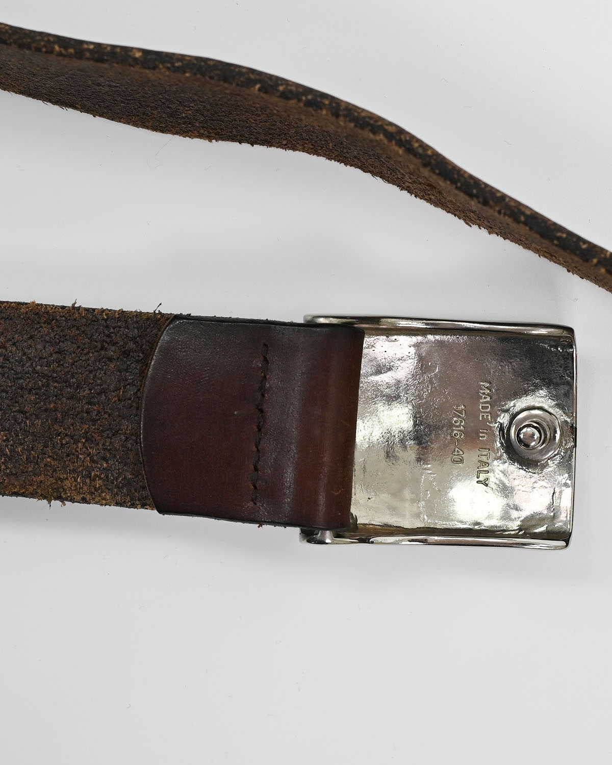 Коричневый кожаный ремень Matinique Matinique — фото 5
