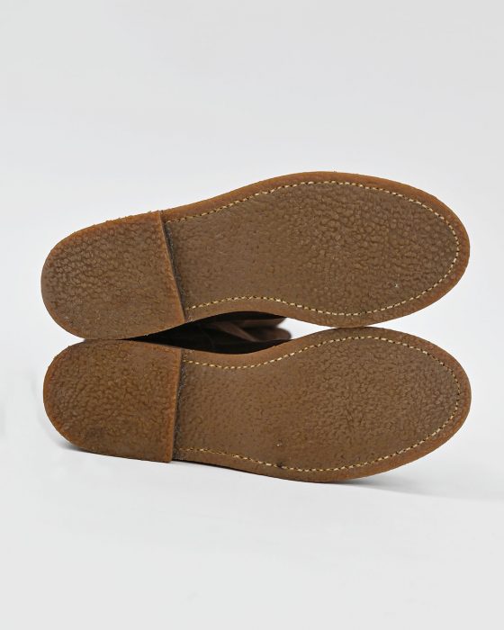 Женские винтажные замшевые сапоги — фото 4