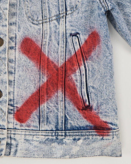 Джинсовая куртка Lee с принтом Lee — фото 4