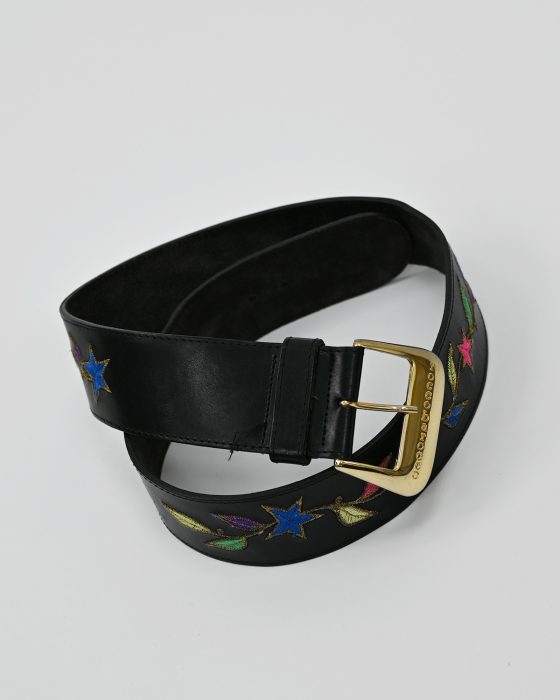 Ремень Roccobarocco с вышивкой Roccobarocco