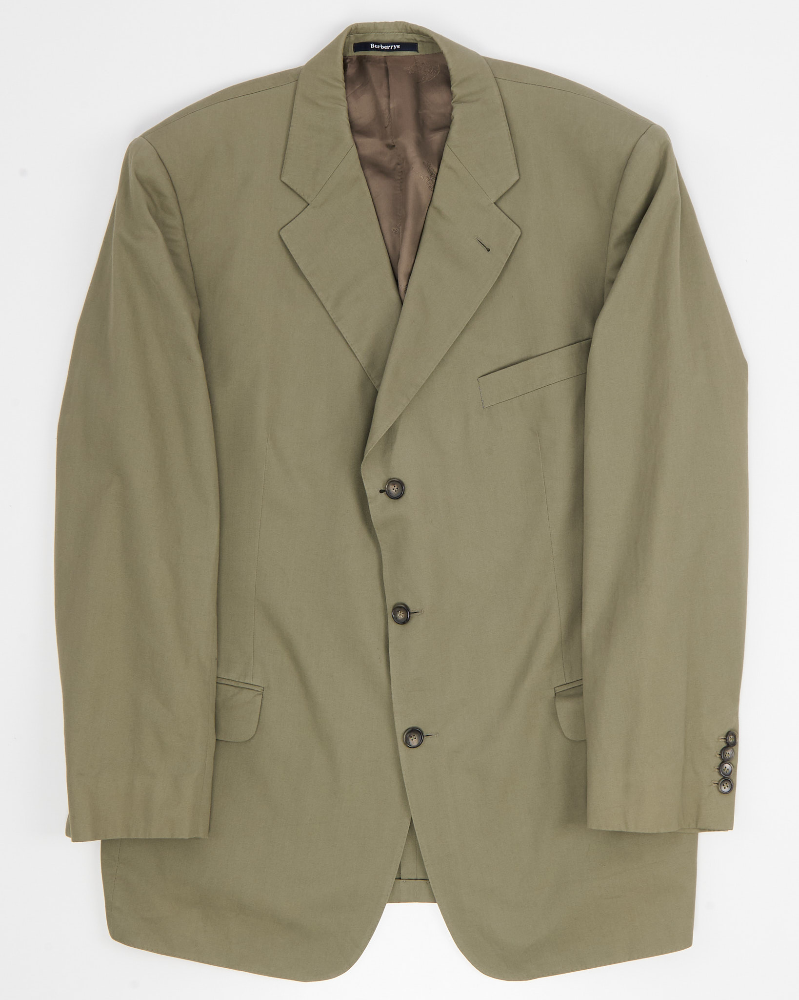 Мужской оливковый пиджак Burberry Burberry