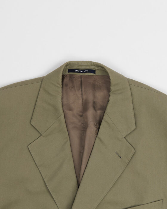 Мужской оливковый пиджак Burberry Burberry — фото 3