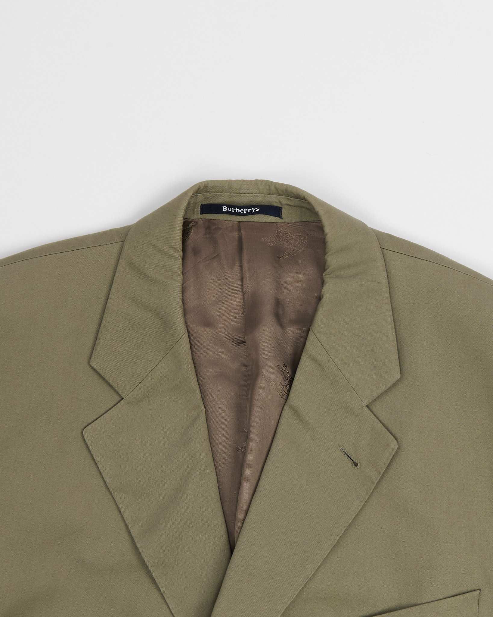 Мужской оливковый пиджак Burberry Burberry — фото 3