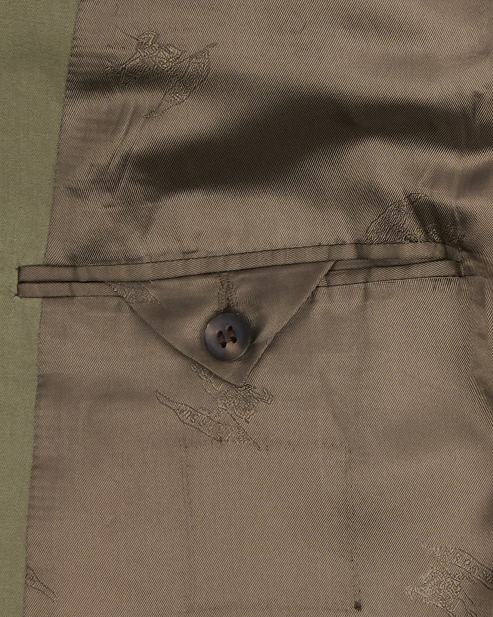 Мужской оливковый пиджак Burberry Burberry — фото 7