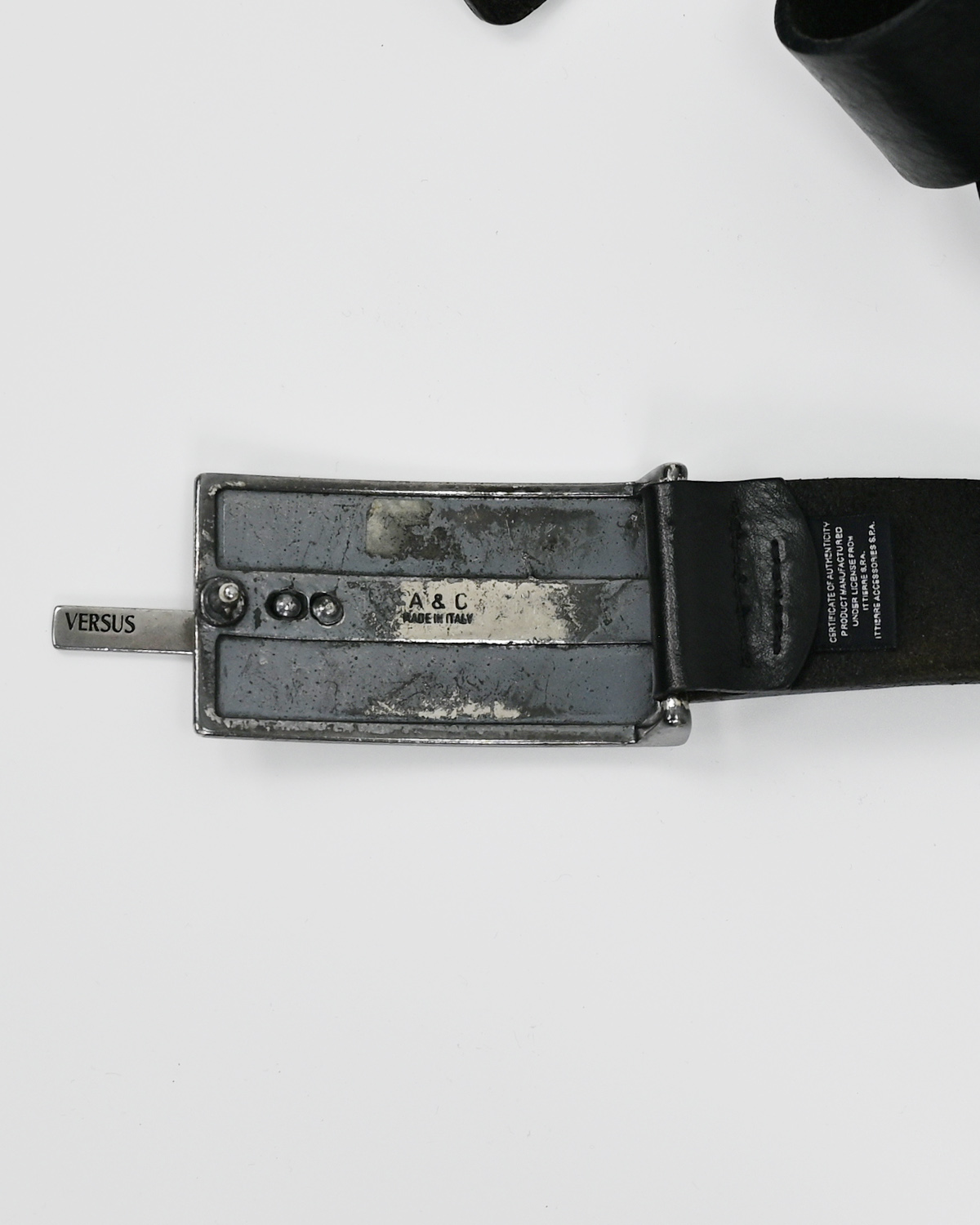 Ремень Versace с пряжкой-молнией Versace — фото 5