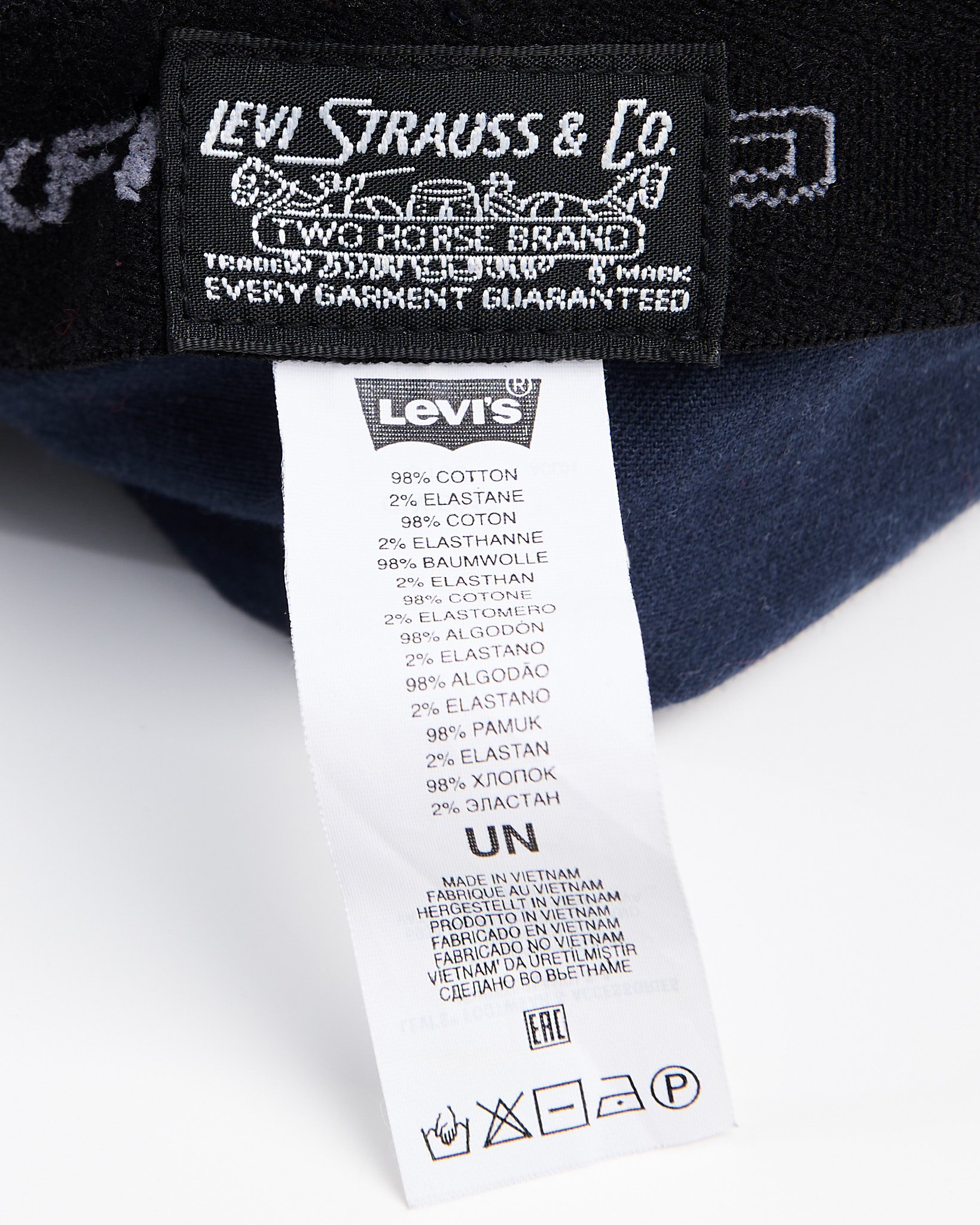 Бейсболка Levi’s из хлопка с эластаном Levi's — фото 4