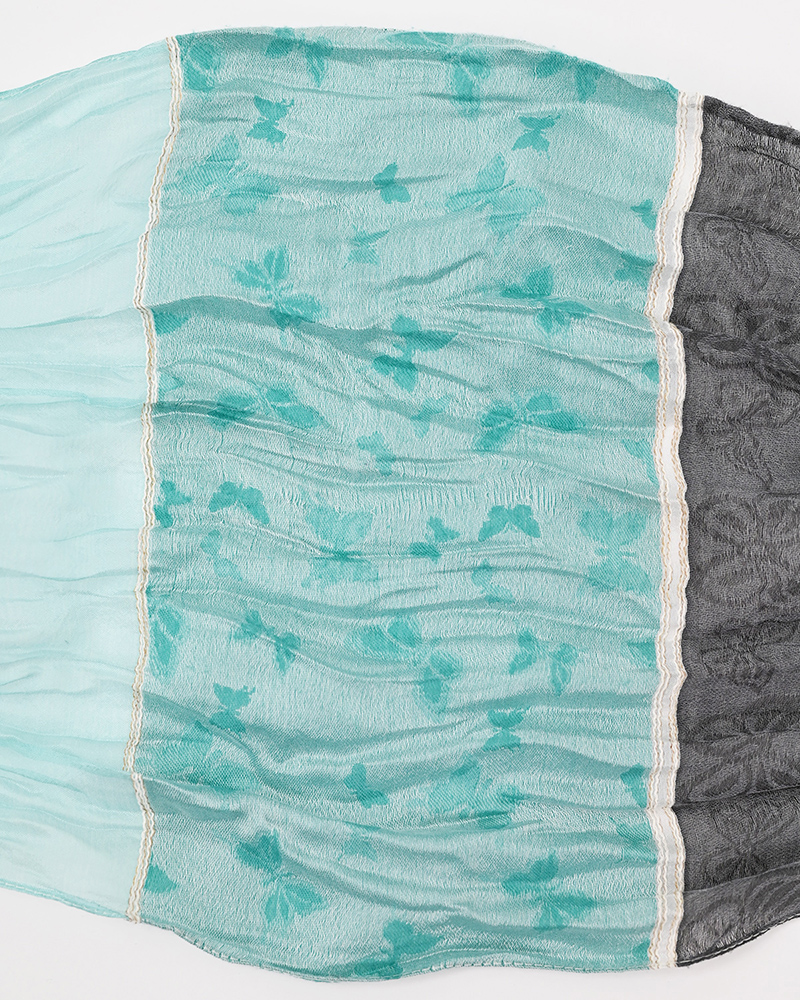 Легкий полосатый шарф — фото 3