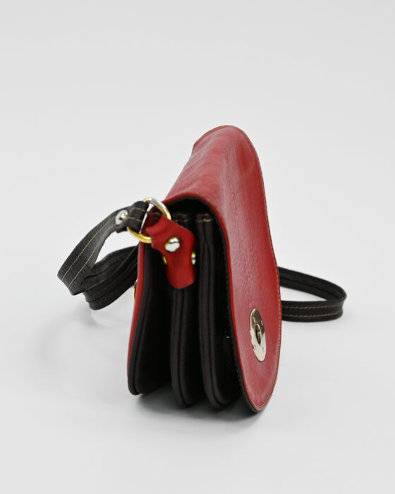 Сумка из двухцветного материала — фото 3