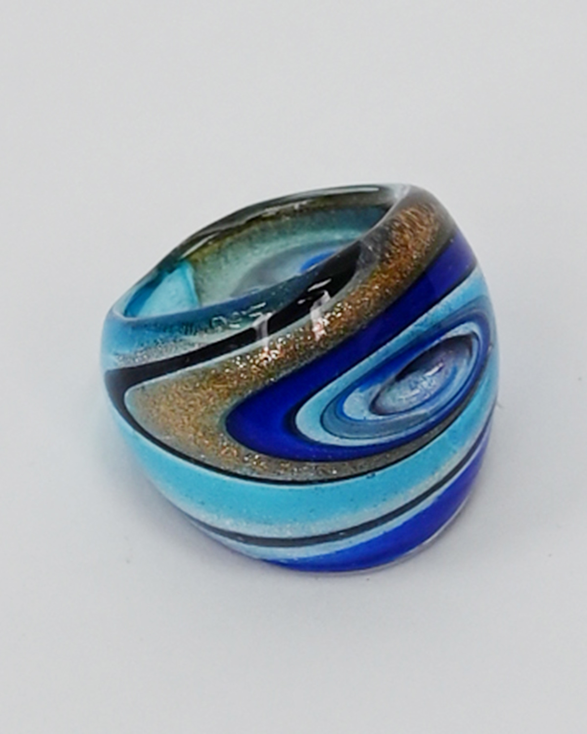 Кольцо из муранского стекла — фото 5