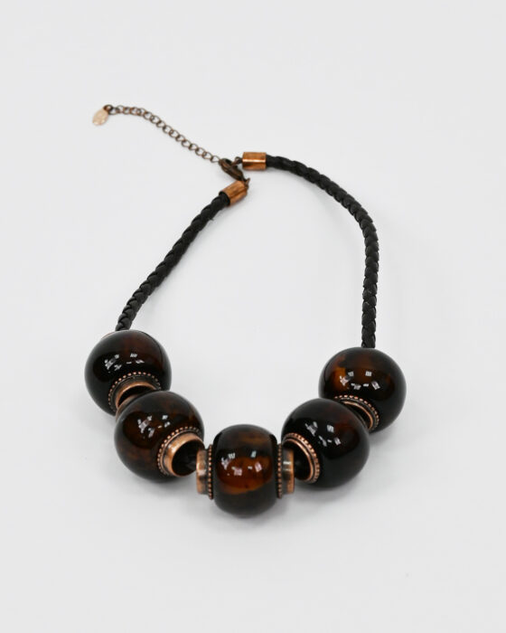 Колье с крупными бусинами — фото 2