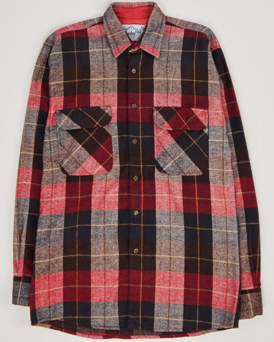 Теплая рубашка в клетку Alaska 90-s Alaska