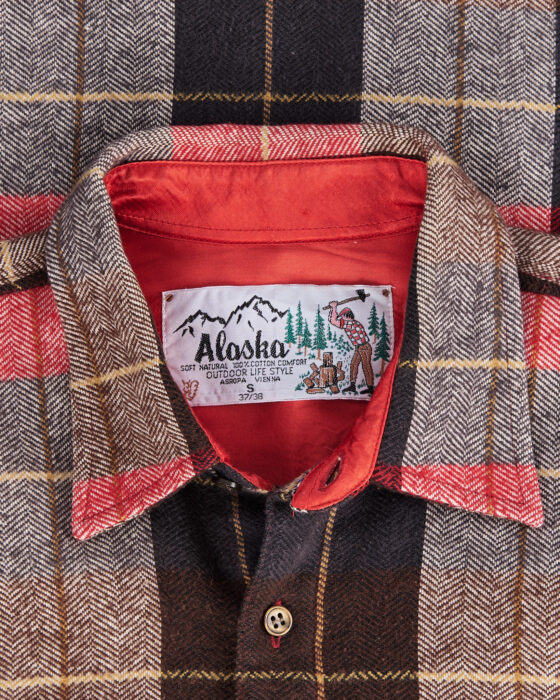 Теплая рубашка в клетку Alaska 90-s Alaska — фото 4