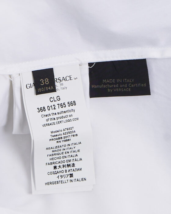 Рубашка Versace с фирменным узором Versace — фото 5