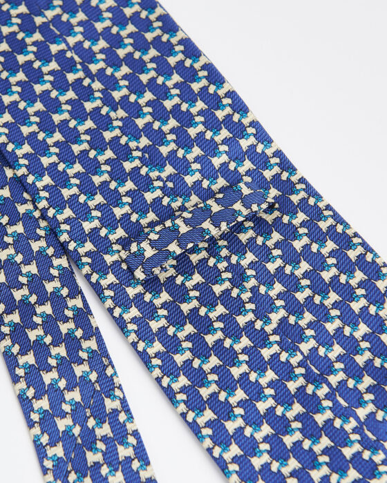 Мужской шелковый галстук с узором — фото 3