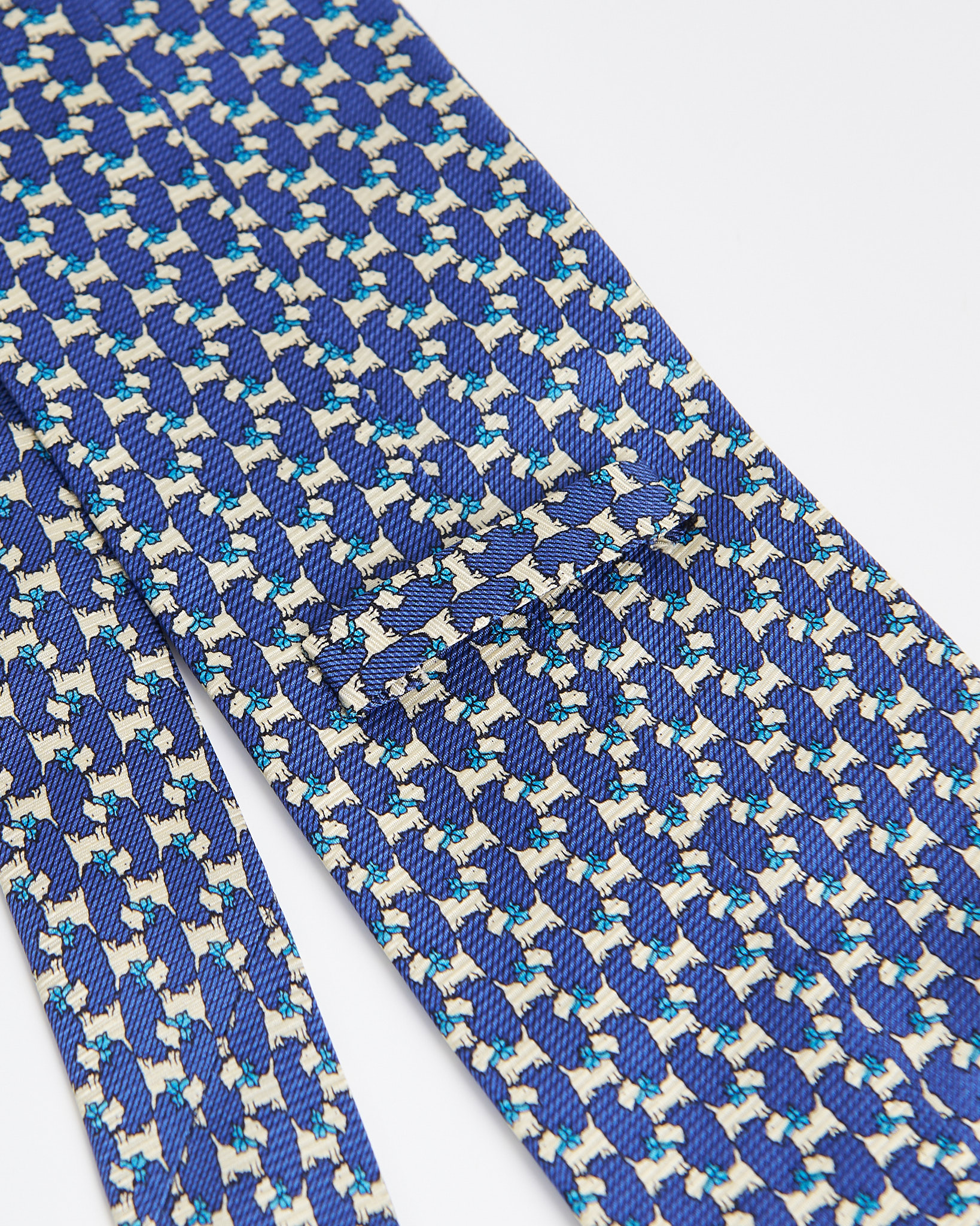 Мужской шелковый галстук с узором — фото 3