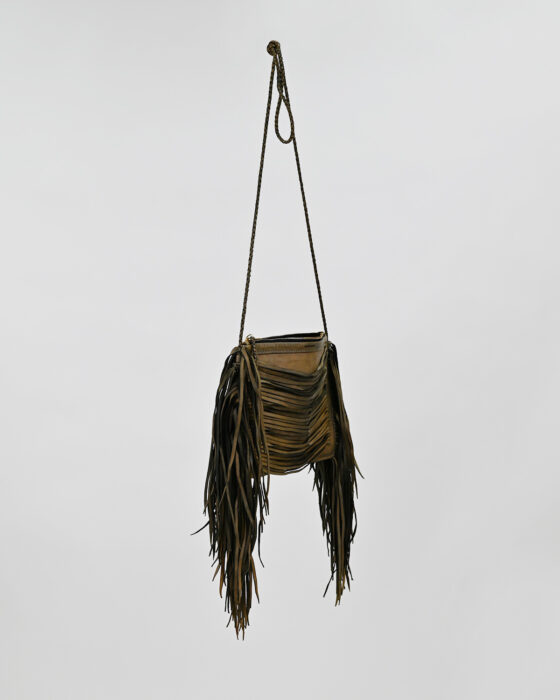 Кожаная сумка Caravana с бахромой 70-s — фото 3