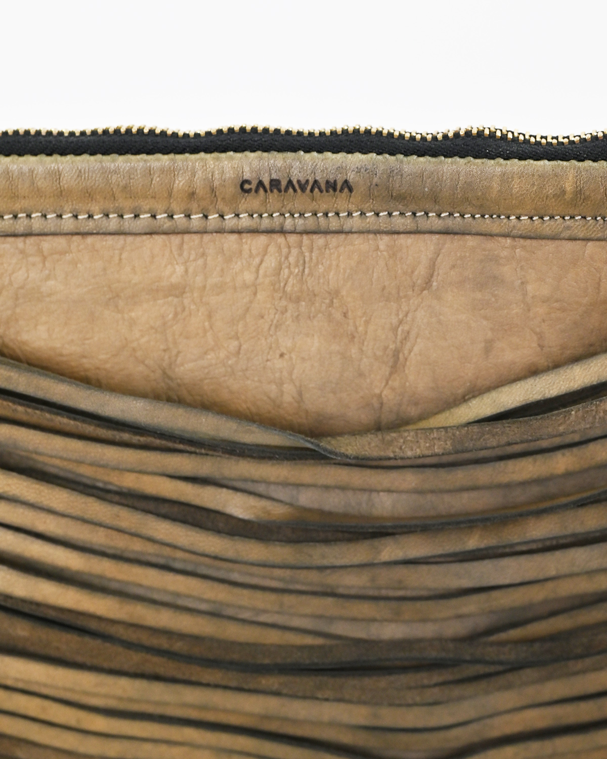 Кожаная сумка Caravana с бахромой 70-s — фото 2