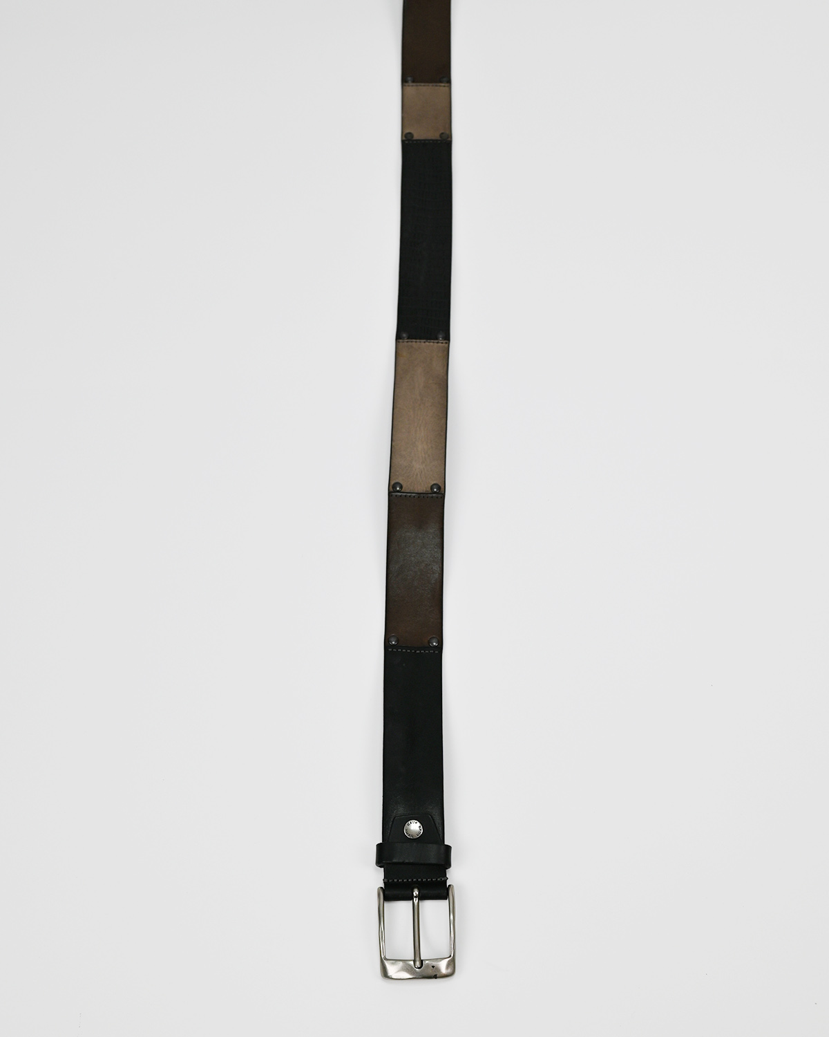 Ремень Baur из кожи с заклепками 00-s — фото 3