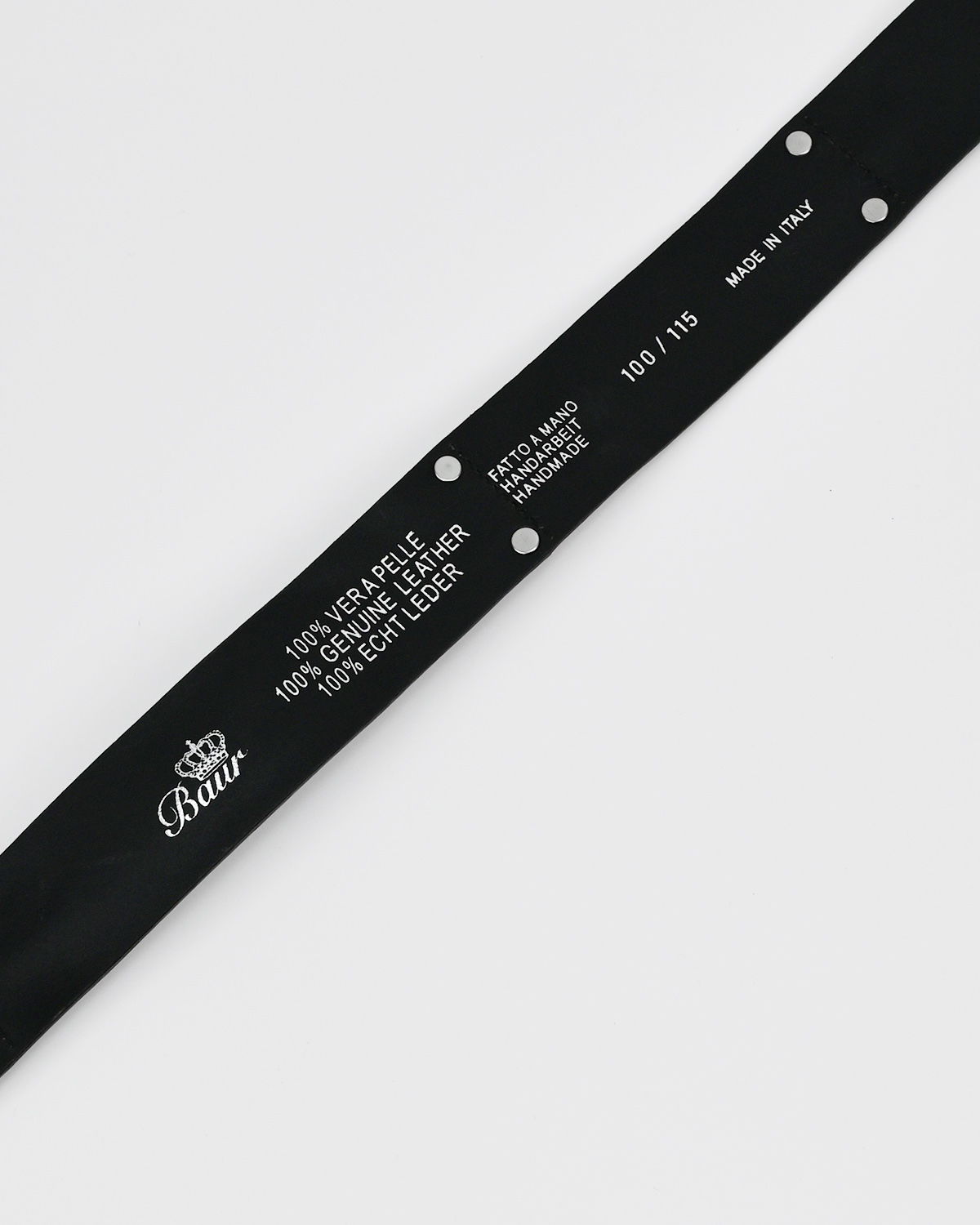 Ремень Baur из кожи с заклепками 00-s — фото 4