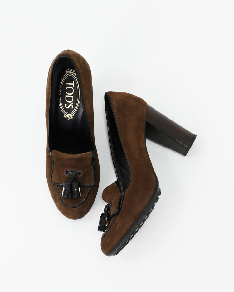 Туфли Tod’s из натуральной замши 00-s