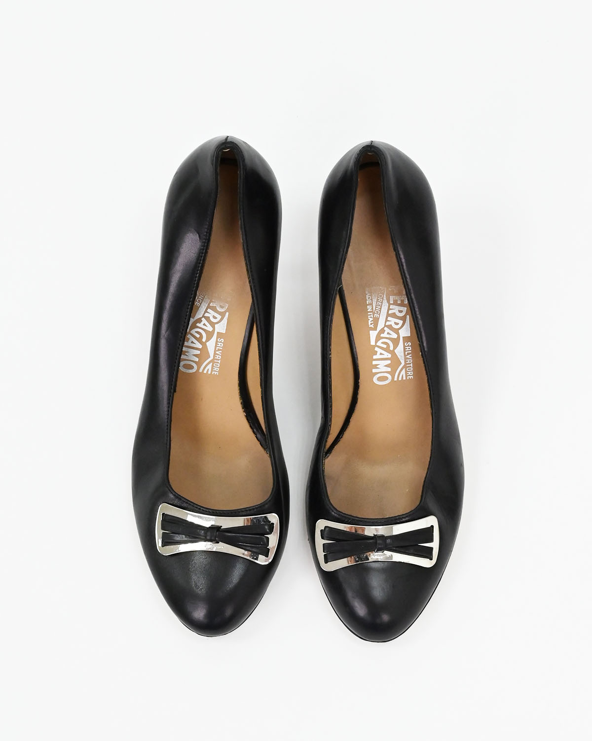 Туфли с бантом Salvatore Ferragamo 90-s Salvatore Ferragamo — фото 4