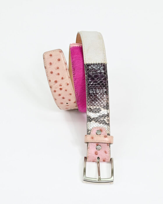 Ремень из кожи питона — фото 2