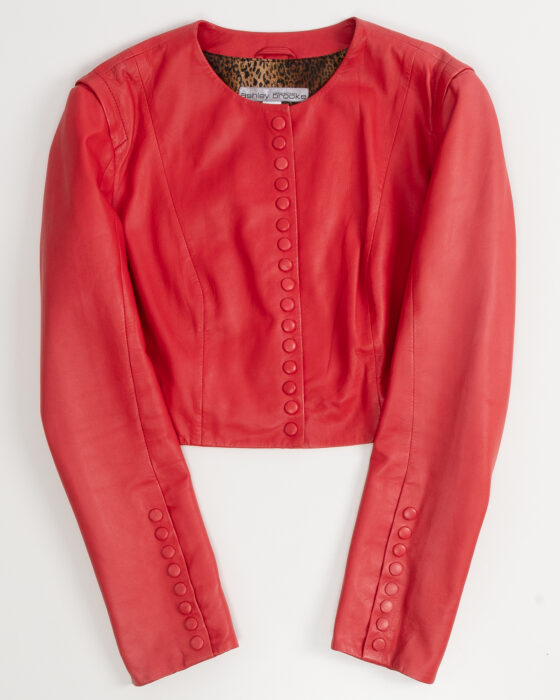 Винтажный кожаный жакет Ashley Brooke Ashley Brooke