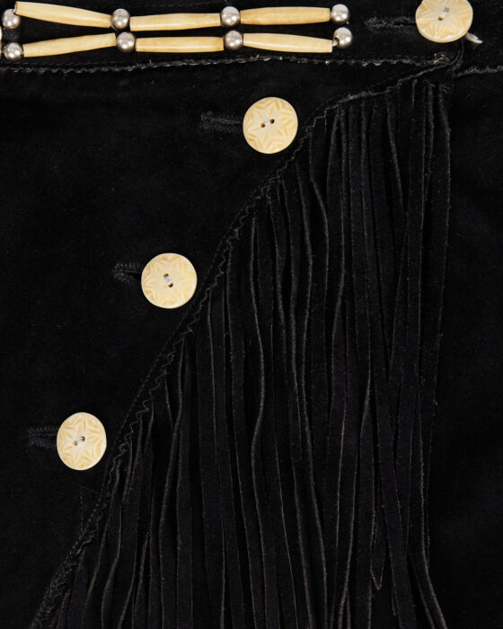 Юбка из замши с бахромой Montana — фото 5