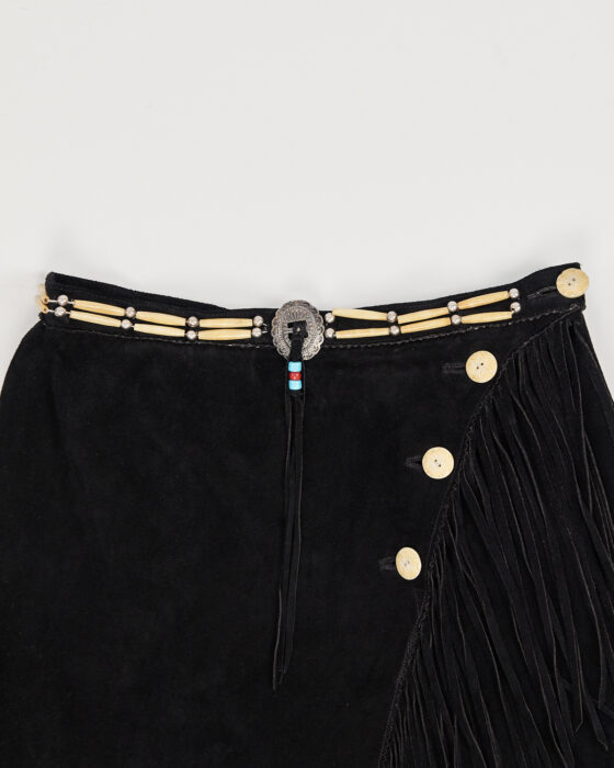 Юбка из замши с бахромой Montana — фото 3