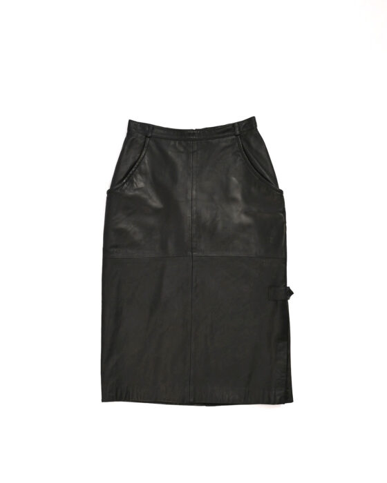Юбка из натуральной кожи