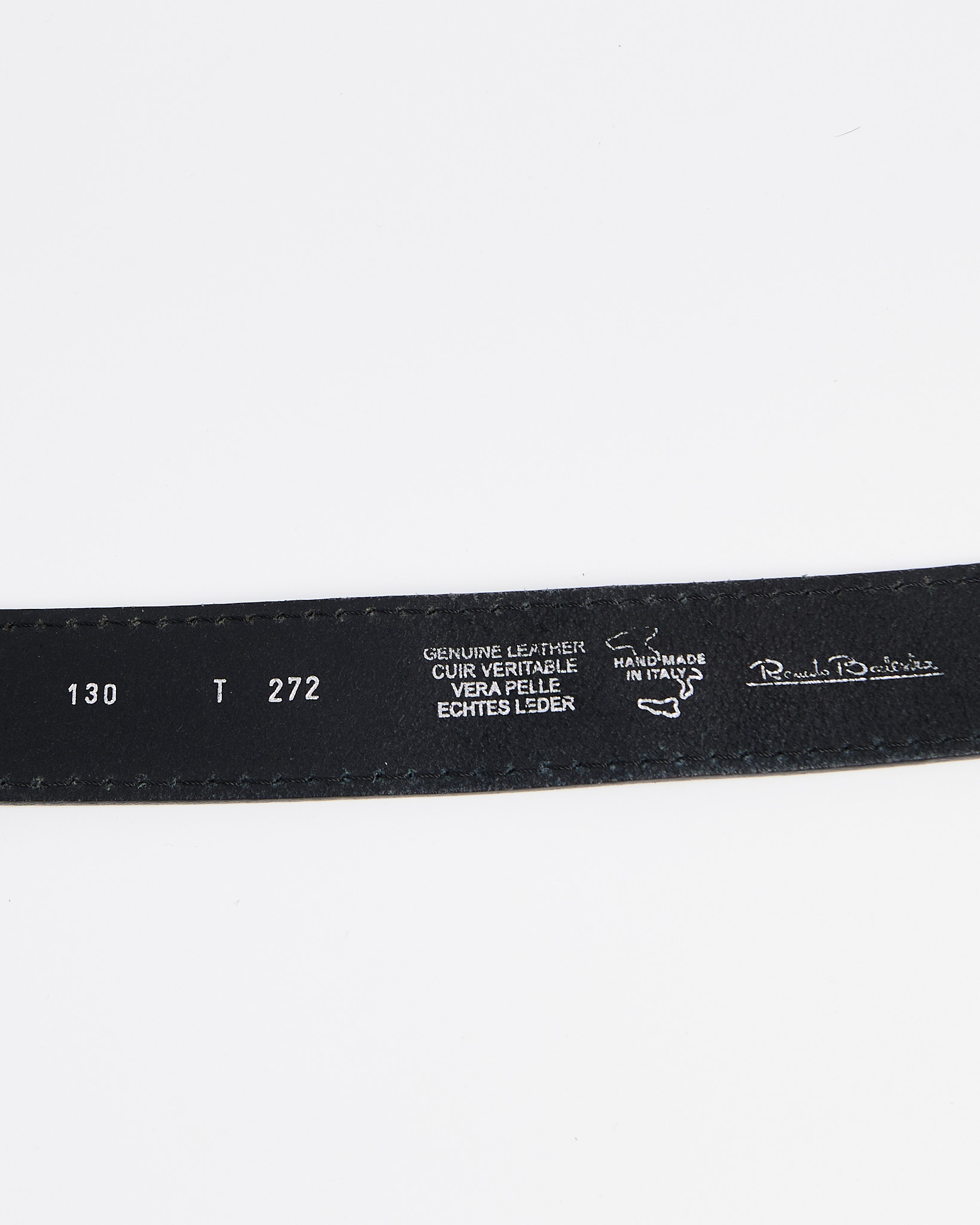 Кожаный ремень Renato Balestra Jeans Couture 00-s — фото 3