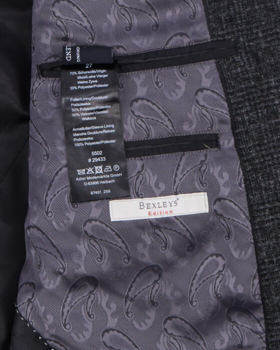 Пиджак из шерсти в клетку Bexleys Bexleys — фото 4