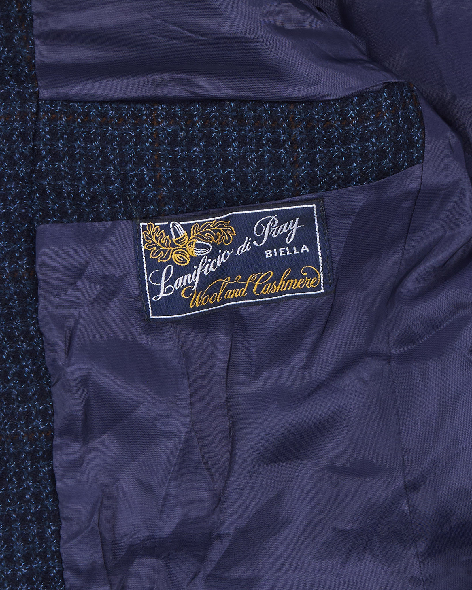 Пиджак из шерсти и кашемира 90-s Kaleva Classic — фото 5