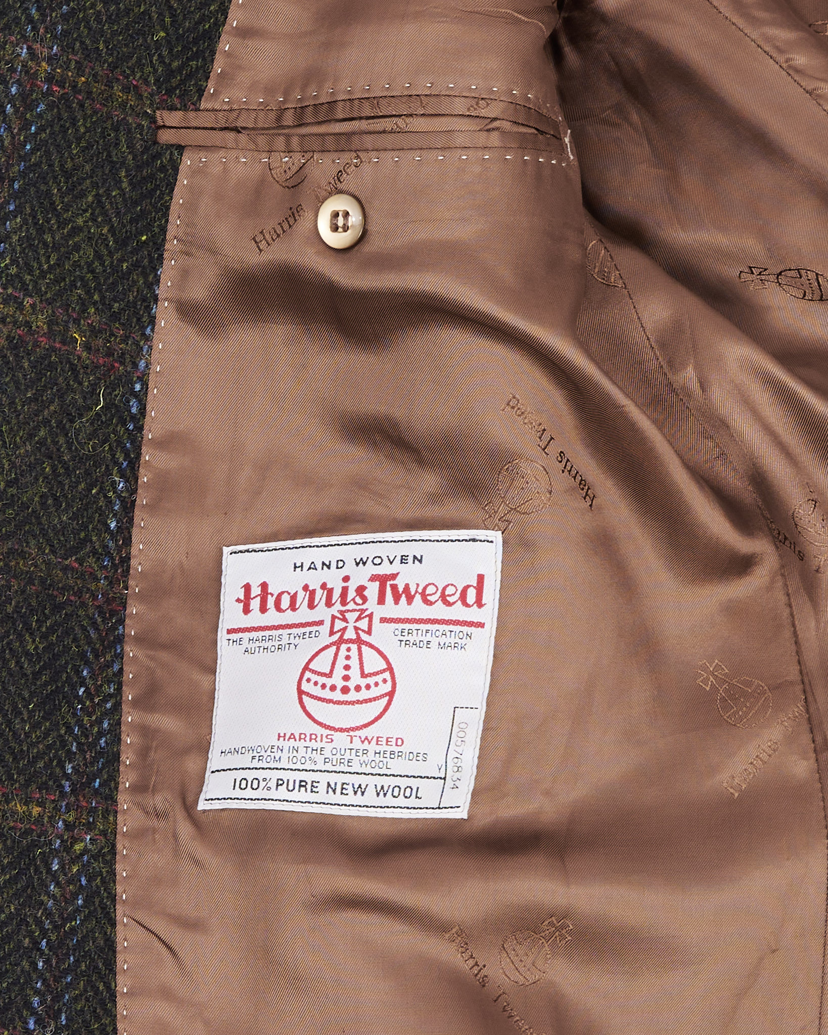 Пиджак из шерсти Harris Tweed — фото 7