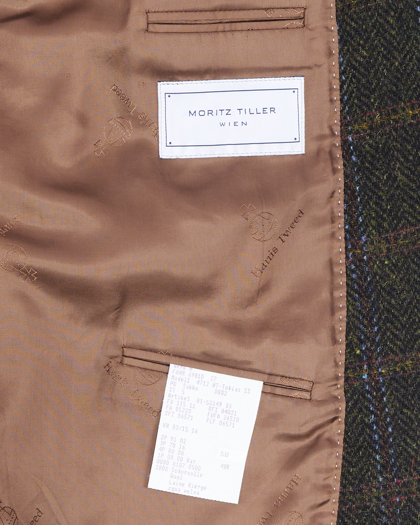 Пиджак из шерсти Harris Tweed — фото 8