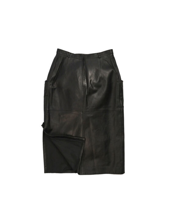 Юбка из натуральной кожи — фото 4