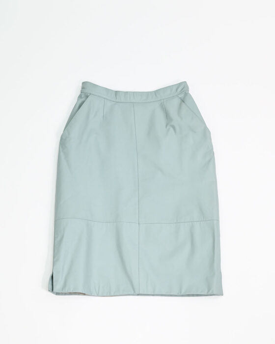 Юбка из натуральной кожи